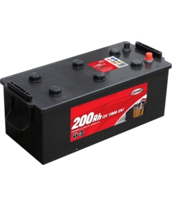 Batteria per autocarro e trattori 200ah 12v 1050a polo positivo sinistro